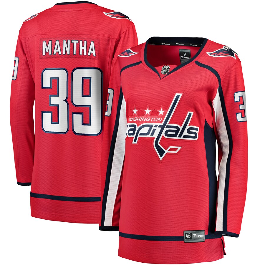 Women's Washington Capitals Anthony Mantha Fanatics Branded Red 2017/18 Home Breakaway Replica Jersey - Puhuasuan