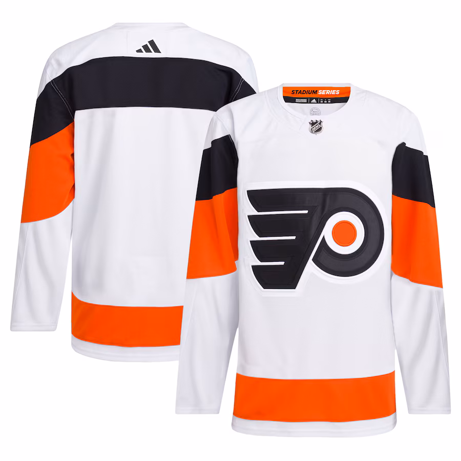 Men's Philadelphia Flyers adidas White 2024 NHL Stadium Series Primegreen Authentic Jersey - Puhuasuan
