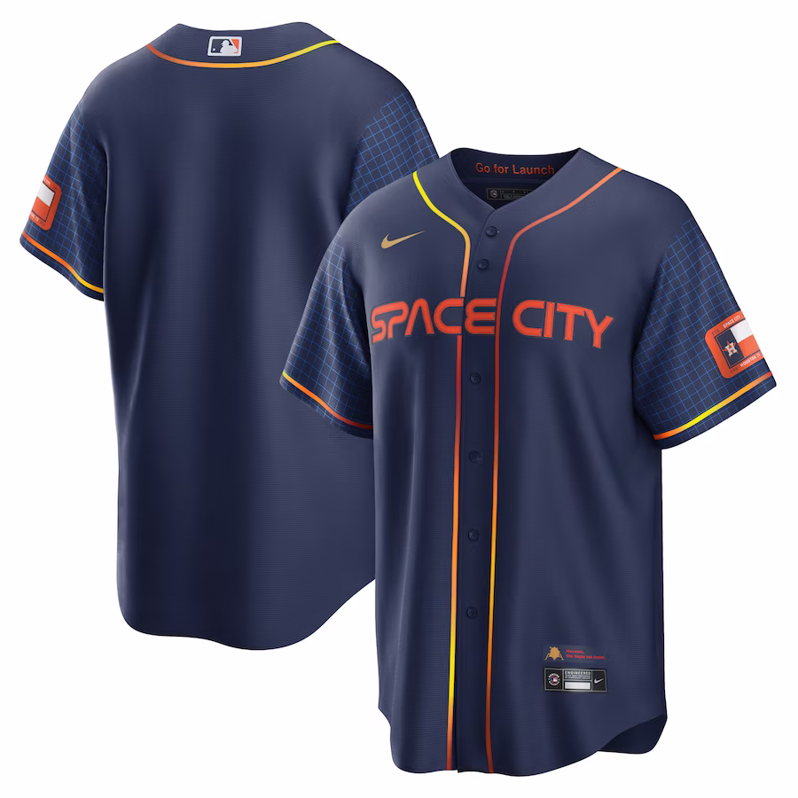 Men's Houston Astros Nike Navy City Connect Replica Jersey - Puhuasuan