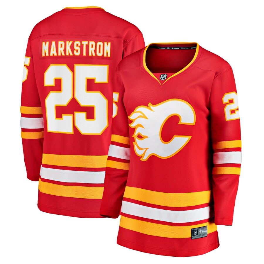 Women's Calgary Flames Jacob Markstrom Fanatics Branded Red Home Breakaway Player Jersey - Puhuasuan