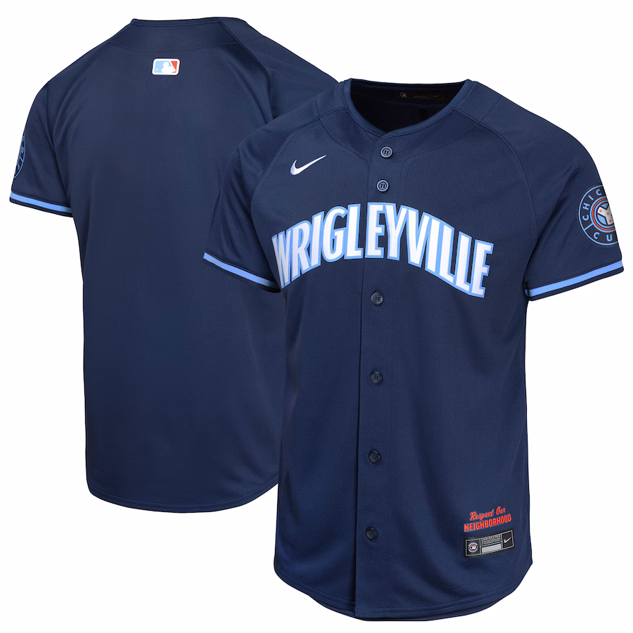 Youth Chicago Cubs  Nike Navy City Connect Limited Jersey - Puhuasuan