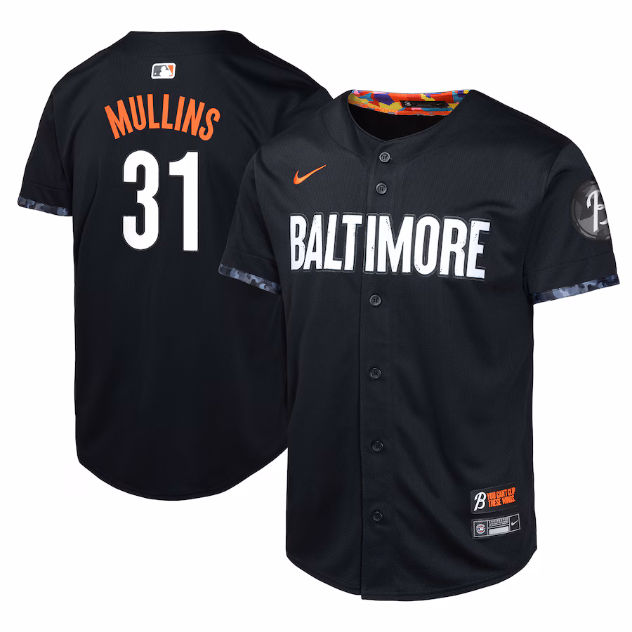 Youth Baltimore Orioles Cedric Mullins Nike Black City Connect Limited Player Jersey - Puhuasuan