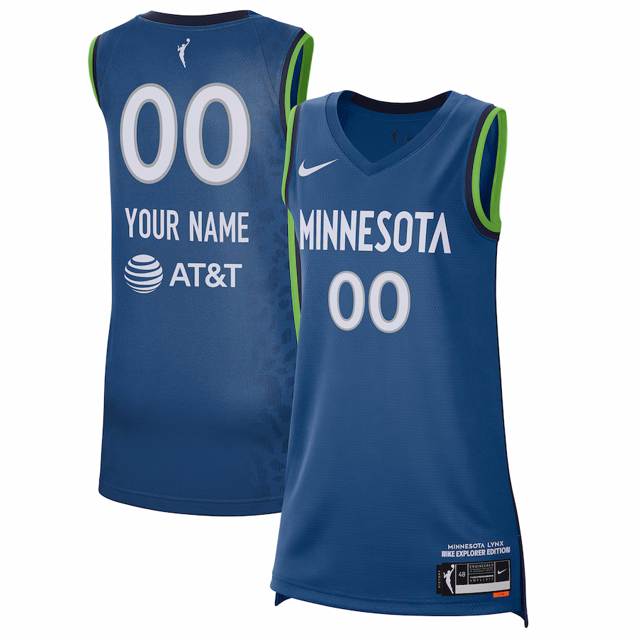 Unisex Minnesota Lynx Nike Blue 2021 Explorer Edition Victory Custom Jersey - Puhuasuan