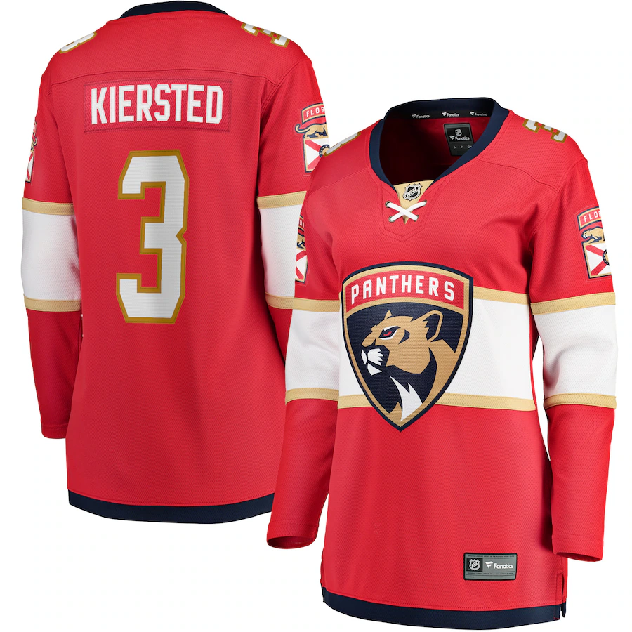 Women's Florida Panthers Matt Kiersted Fanatics Red Home Team Breakaway Player Jersey - Puhuasuan