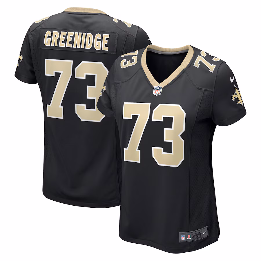 Women's New Orleans Saints Ethan Greenidge Nike Black Game Jersey - Puhuasuan
