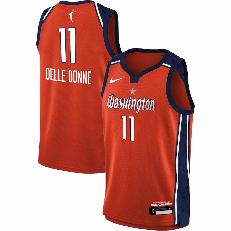 Youth Washington Mystics Elena Delle Donne Nike Red 2021 Explorer Edition Victory Player Jersey - Puhuasuan