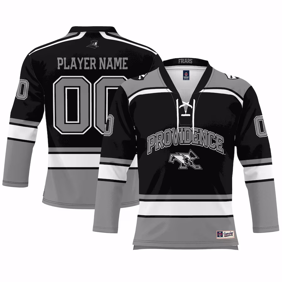 Providence Friars GameDay Greats Unisex NIL Pick-A-Player Women's Ice Hockey Jersey - Black - Puhuasuan