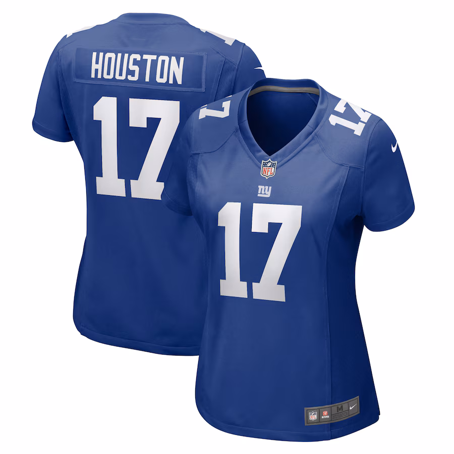 Women's New York Giants Dennis Houston Nike  Royal Team Game Jersey - Puhuasuan