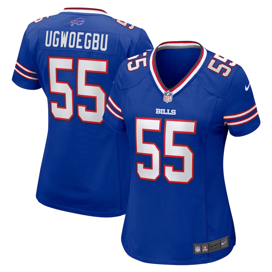 Women's Buffalo Bills David Ugwoegbu Nike  Royal Game Jersey - Puhuasuan