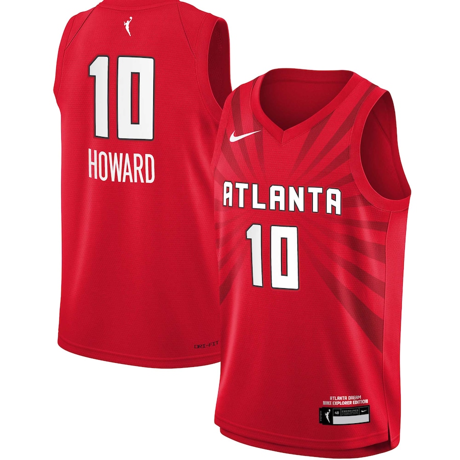 Youth Atlanta Dream Rhyne Howard Nike Red 2021 Explorer Edition Victory Player Jersey - Puhuasuan