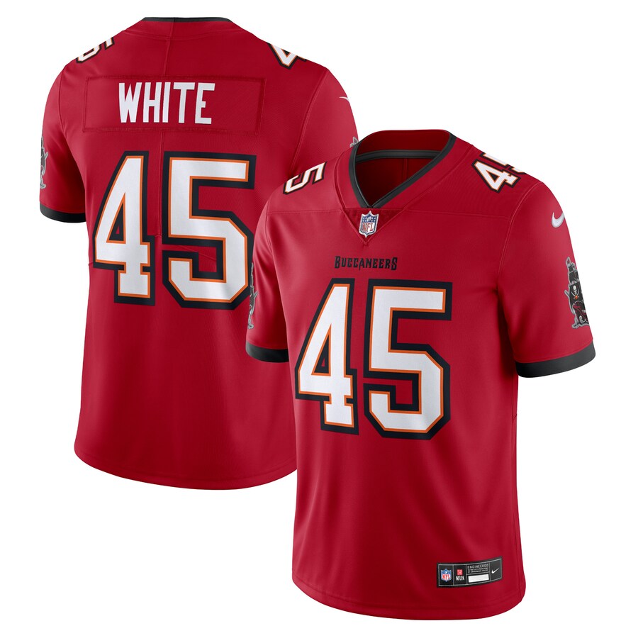 Men's Tampa Bay Buccaneers Devin White Nike Red  Vapor Untouchable Limited Jersey - Puhuasuan