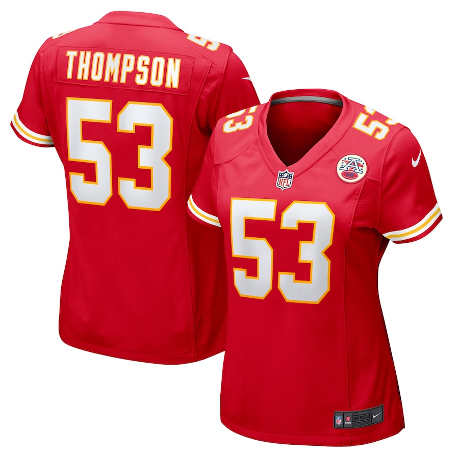 Women's Kansas City Chiefs BJ Thompson Nike Red Game Jersey - Puhuasuan