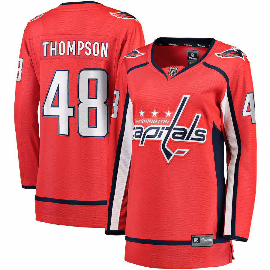 Women's Washington Capitals Logan Thompson Fanatics Red Home Premier Breakaway Player Jersey - Puhuasuan