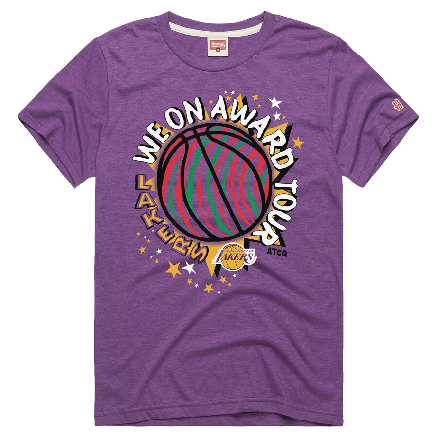Men's Los Angeles Lakers Purple A Tribe Called Quest x NBA We On Award Tour T-Shirt - Puhuasuan