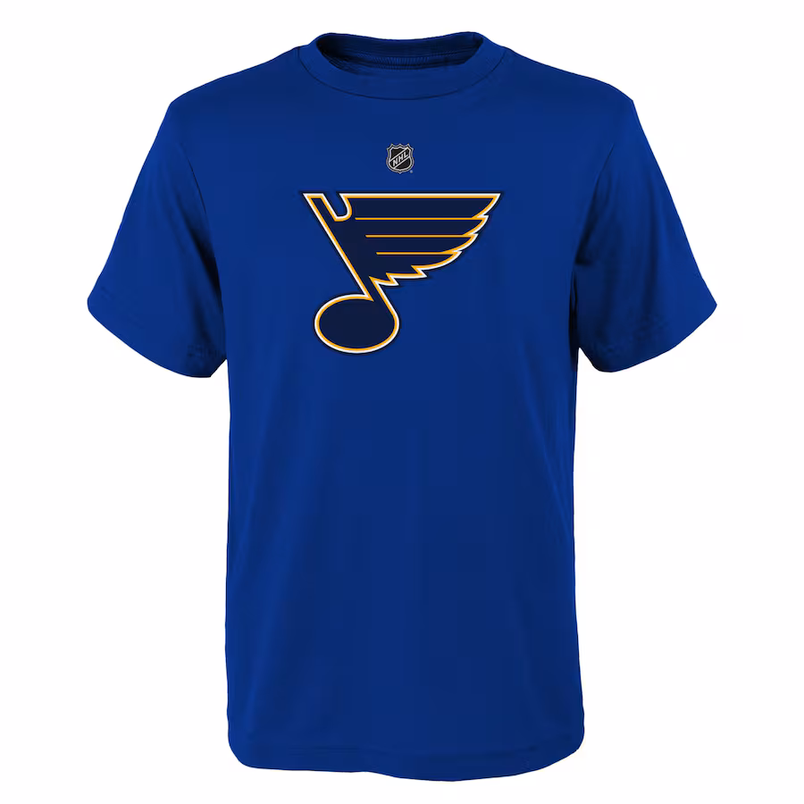 Youth St. Louis Blues Blue Primary Logo T-Shirt - Puhuasuan