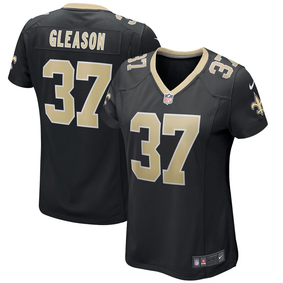 Women's New Orleans Saints Steve Gleason Nike Black Game Retired Player Jersey - Puhuasuan