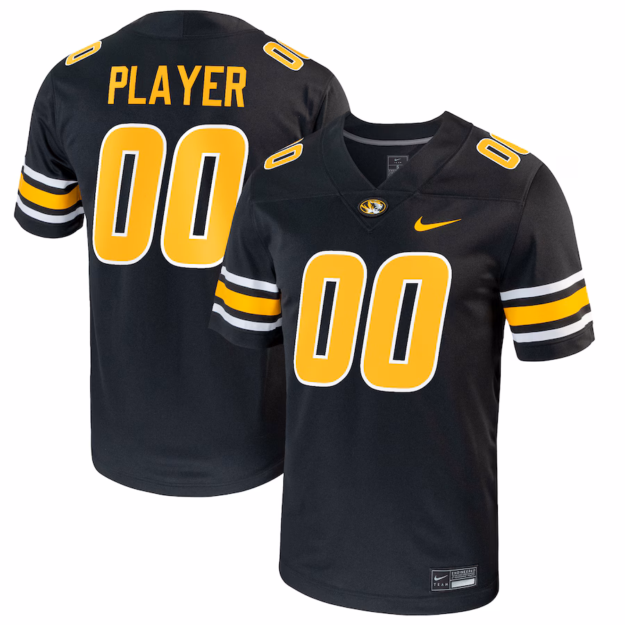 Missouri Tigers Nike Pick-A-Player NIL Replica Football Jersey - Black - Puhuasuan