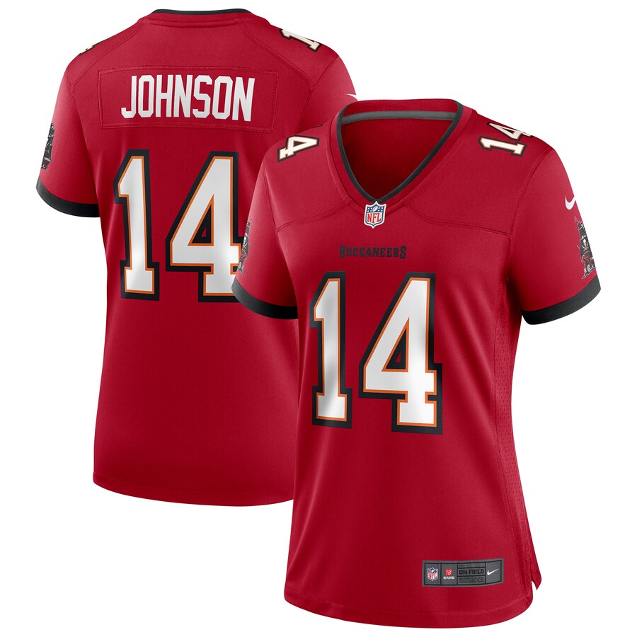 Women's Tampa Bay Buccaneers Brad Johnson Nike Red Game Retired Player Jersey - Puhuasuan