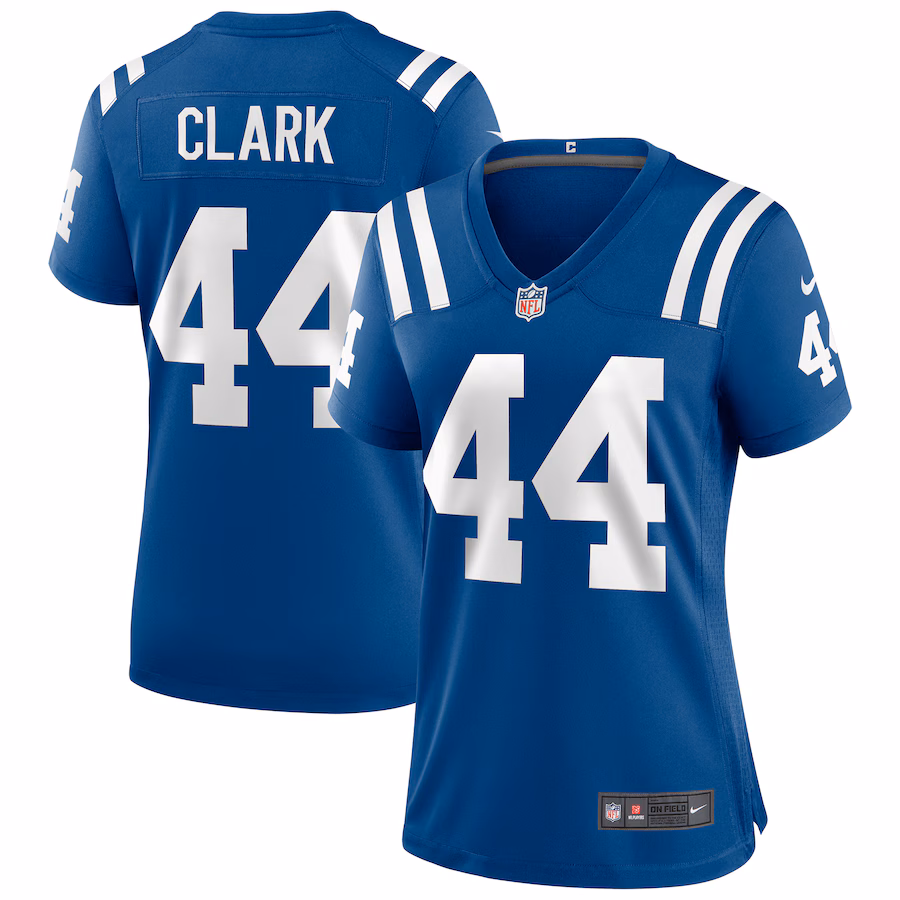 Women's Indianapolis Colts Dallas Clark Nike Royal Game Retired Player Jersey - Puhuasuan
