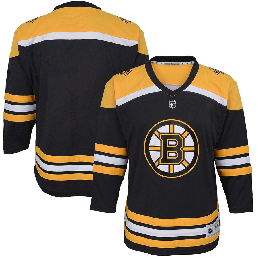 Youth Boston Bruins Black Home Replica Blank Jersey - Puhuasuan