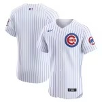 Men's Chicago Cubs Nike White Home Elite Jersey - Puhuasuan