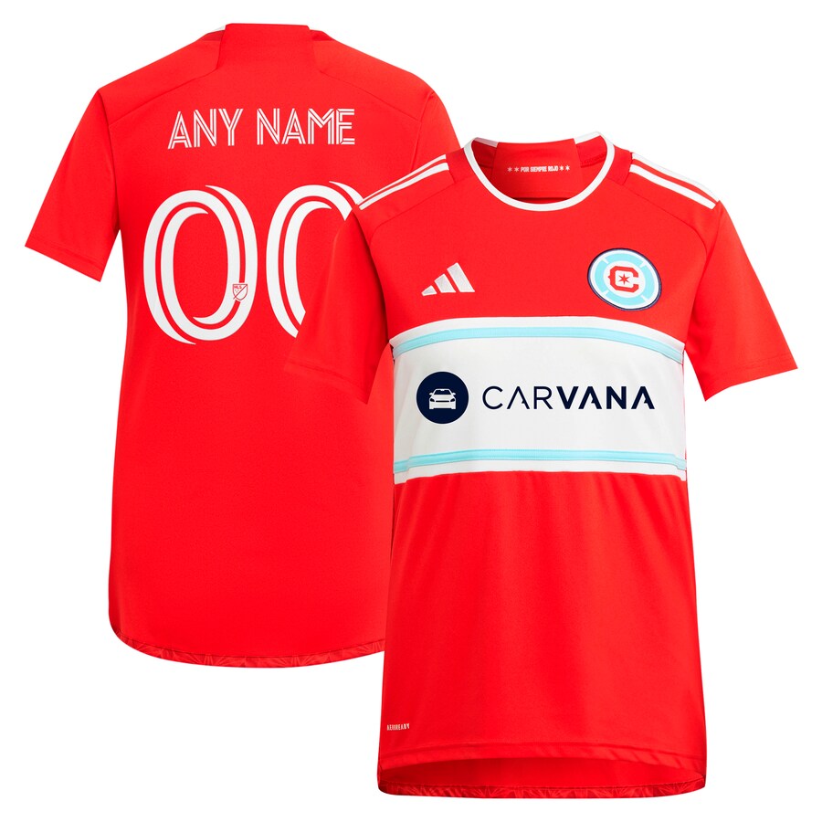 Women's Chicago Fire  adidas Red 2024 Return To Red Replica Custom Jersey - Puhuasuan