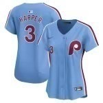 Women's Philadelphia Phillies Bryce Harper Nike Light Blue Alternate Limited Player Jersey - Puhuasuan
