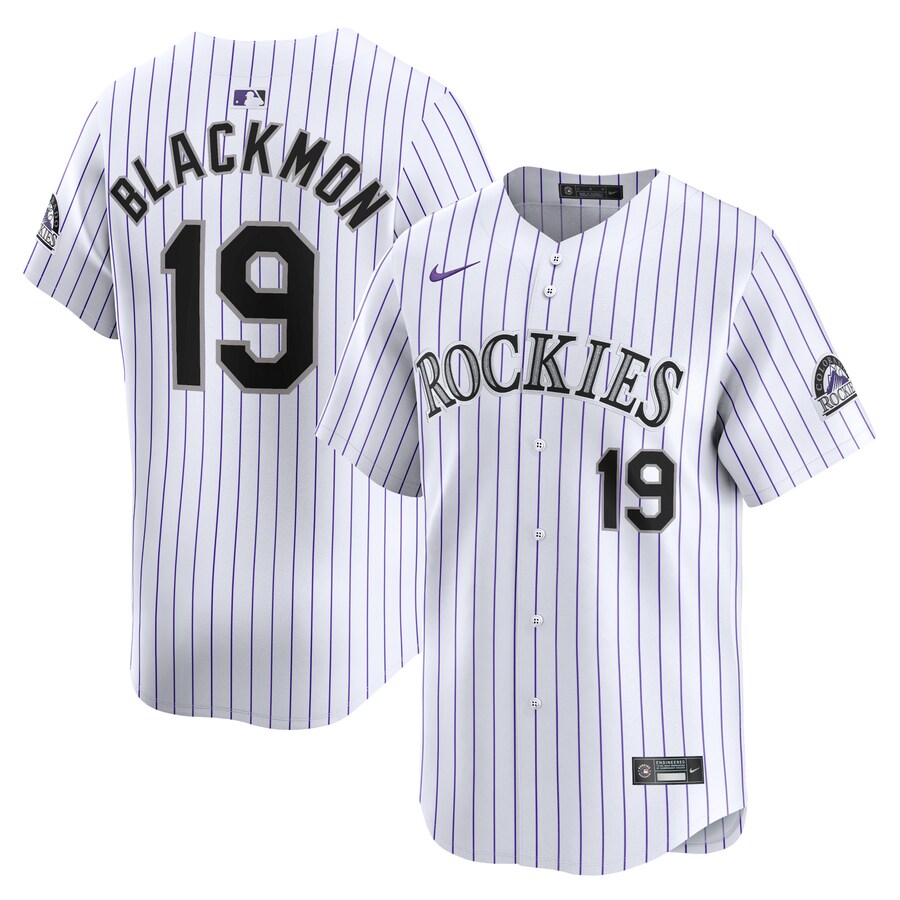 Youth Colorado Rockies Charlie Blackmon Nike White Home Limited Player Jersey - Puhuasuan