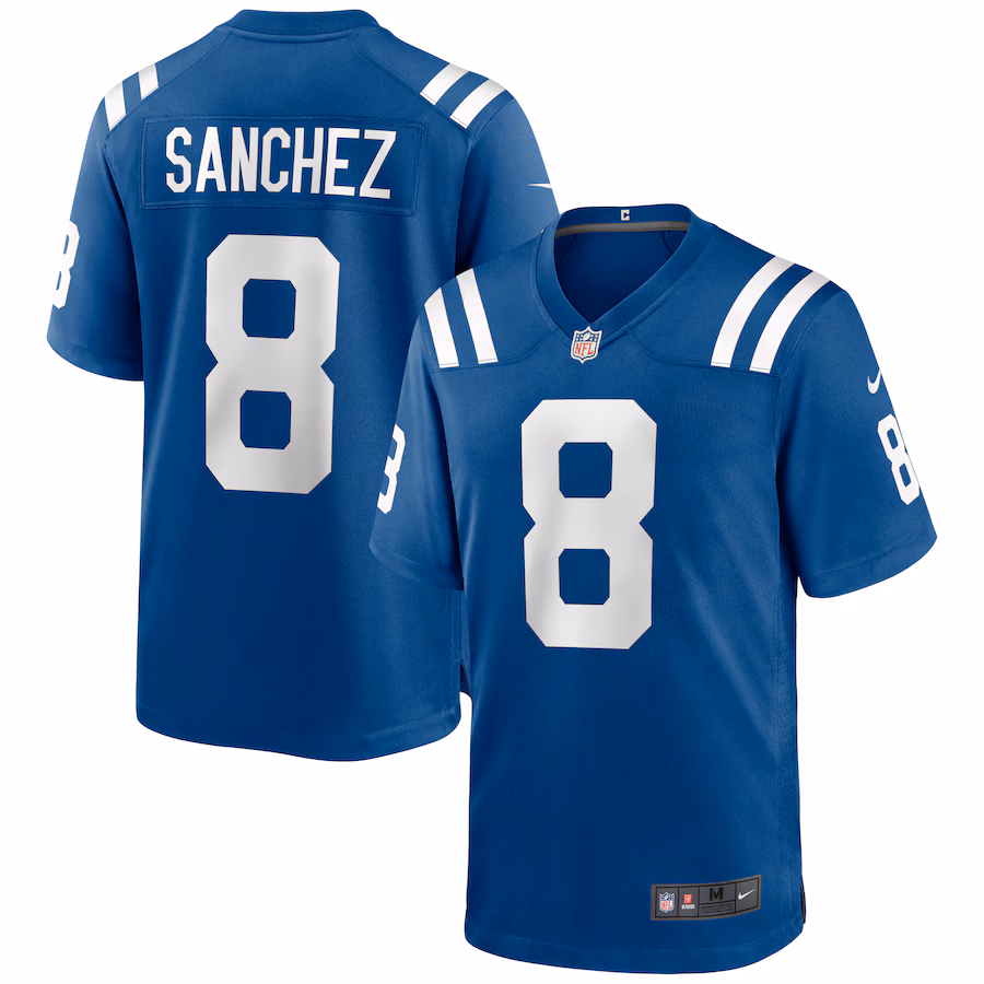 Men's Indianapolis Colts Rigoberto Sanchez Nike Royal Game Jersey - Puhuasuan