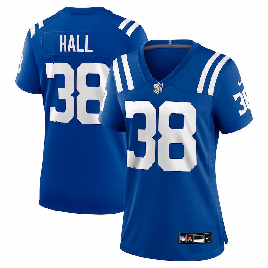 Women's Indianapolis Colts Darren Hall Nike Royal Game Jersey - Puhuasuan