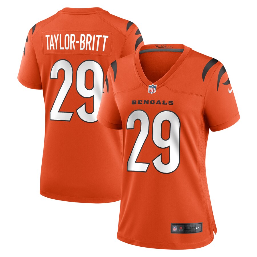 Women's Cincinnati Bengals Cam Taylor-Britt Nike  Orange Alternate Game Jersey - Puhuasuan