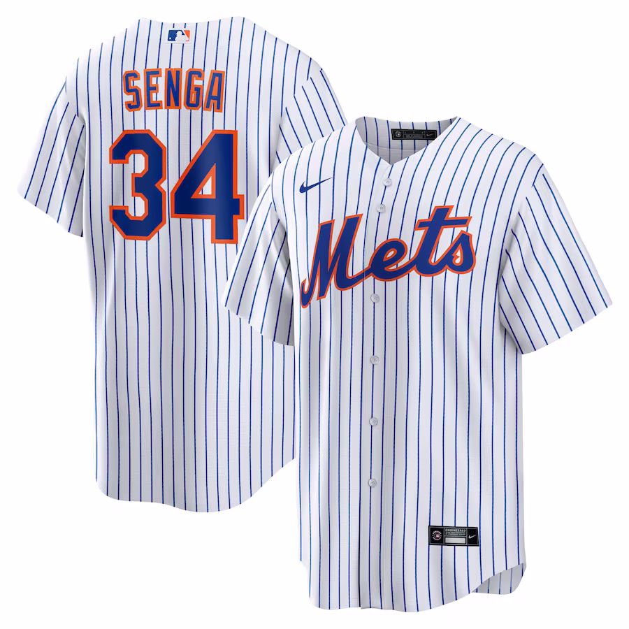 Men's New York Mets Kodai Senga Nike White/Royal Home Replica Player Jersey - Puhuasuan