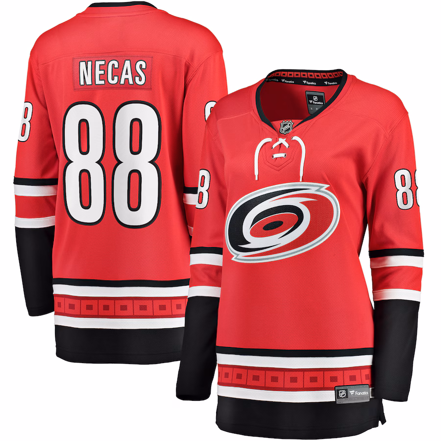 Women's Carolina Hurricanes Martin Necas Fanatics Red Alternate Breakaway Player Jersey - Puhuasuan
