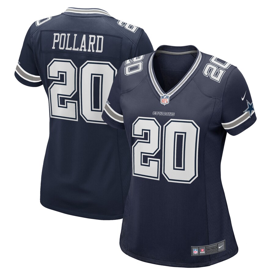 Women's Dallas Cowboys Tony Pollard Nike Navy Game Player Jersey - Puhuasuan