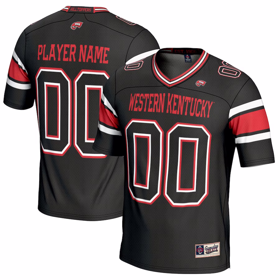 Western Kentucky Hilltoppers GameDay Greats Youth NIL Pick-A-Player Football Jersey - Black - Puhuasuan