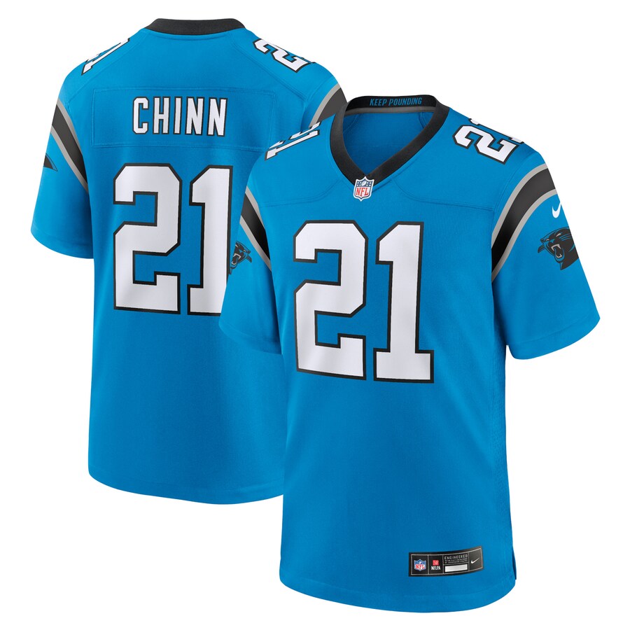Men's Carolina Panthers Jeremy Chinn Nike Blue Alternate Game Jersey - Puhuasuan