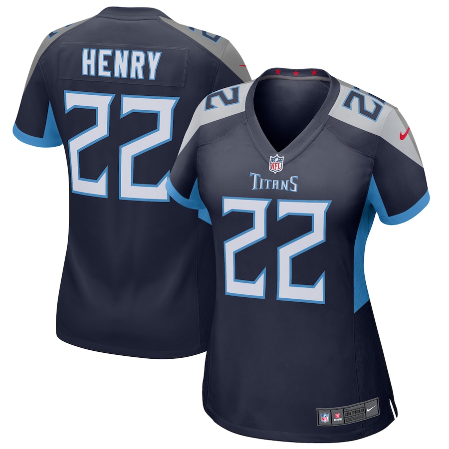 Women's Nike Derrick Henry Navy Tennessee Titans Game Jersey - Puhuasuan