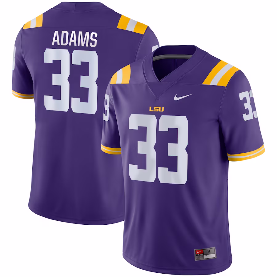 Jamal Adams LSU Tigers Nike Game Jersey - Purple - Puhuasuan