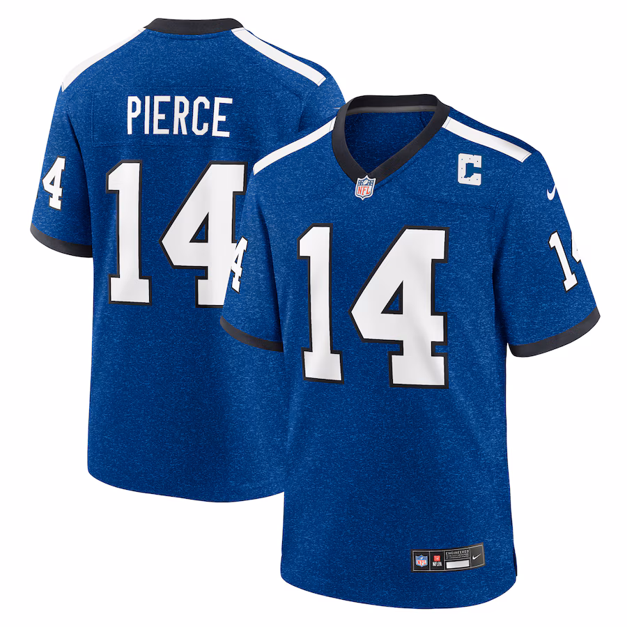 Men's Indianapolis Colts Alec Pierce Nike Royal Indiana Nights Alternate Game Jersey - Puhuasuan