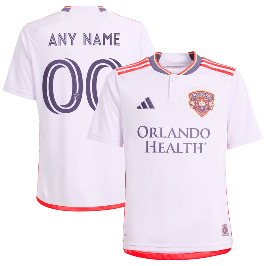 Youth Orlando City SC  adidas Purple 2024 Legacy Kit Replica Custom Jersey - Puhuasuan