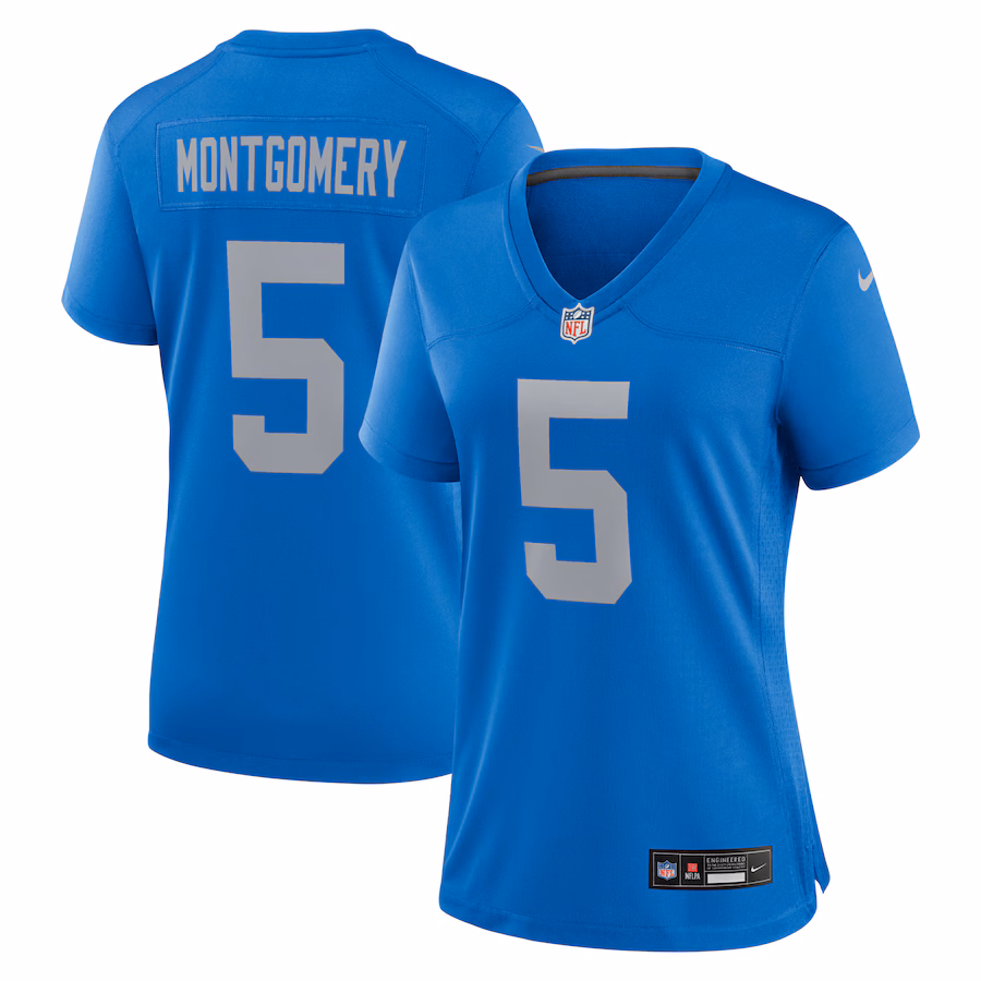 Women's Detroit Lions David Montgomery Nike Blue Alternate Game Jersey - Puhuasuan