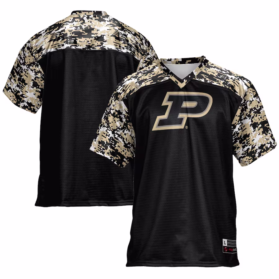 Purdue Boilermakers GameDay Greats Football Jersey - Black - Puhuasuan