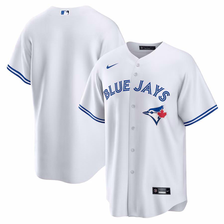 Men's Toronto Blue Jays Nike White Home Blank Replica Jersey - Puhuasuan