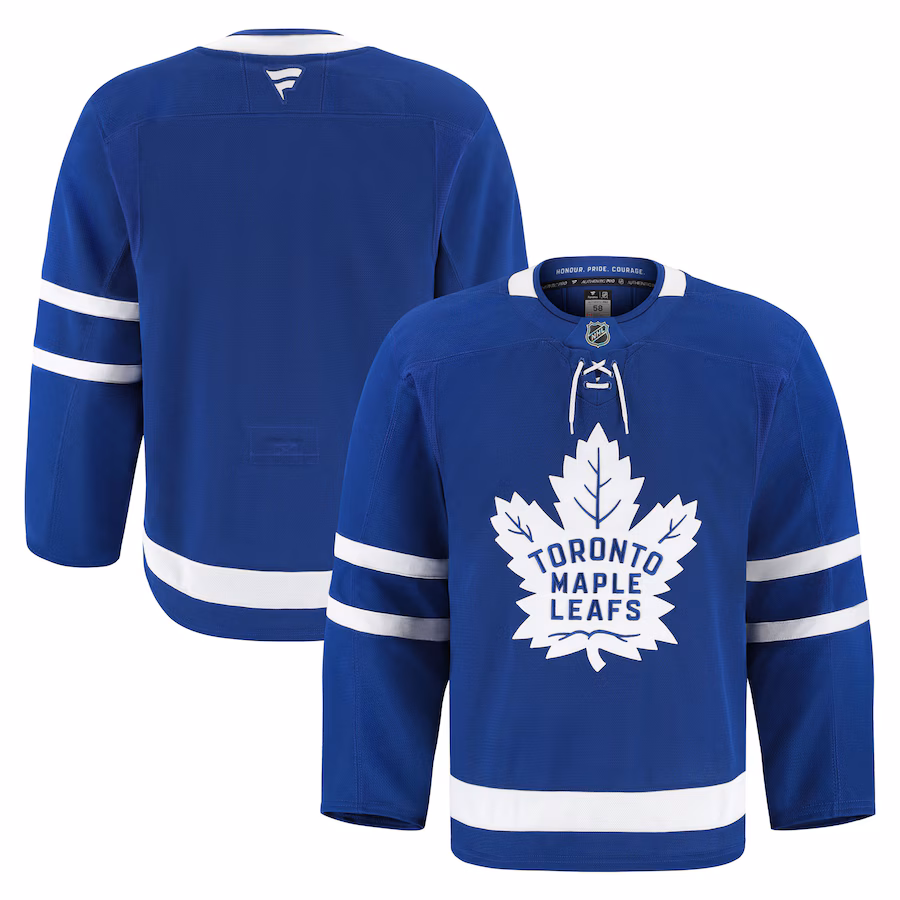 Men's Toronto Maple Leafs Fanatics Blue Home Authentic Pro Jersey - Puhuasuan