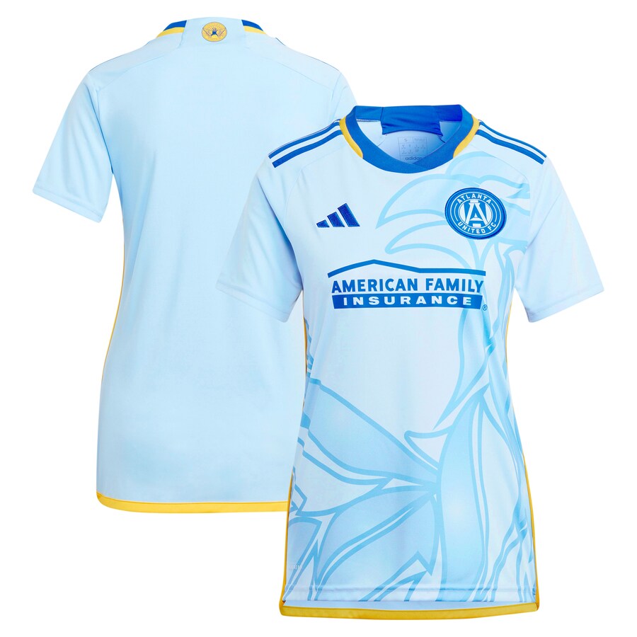 Women's Atlanta United FC  adidas Light Blue 2024 The Resurgens Kit Replica Jersey - Puhuasuan