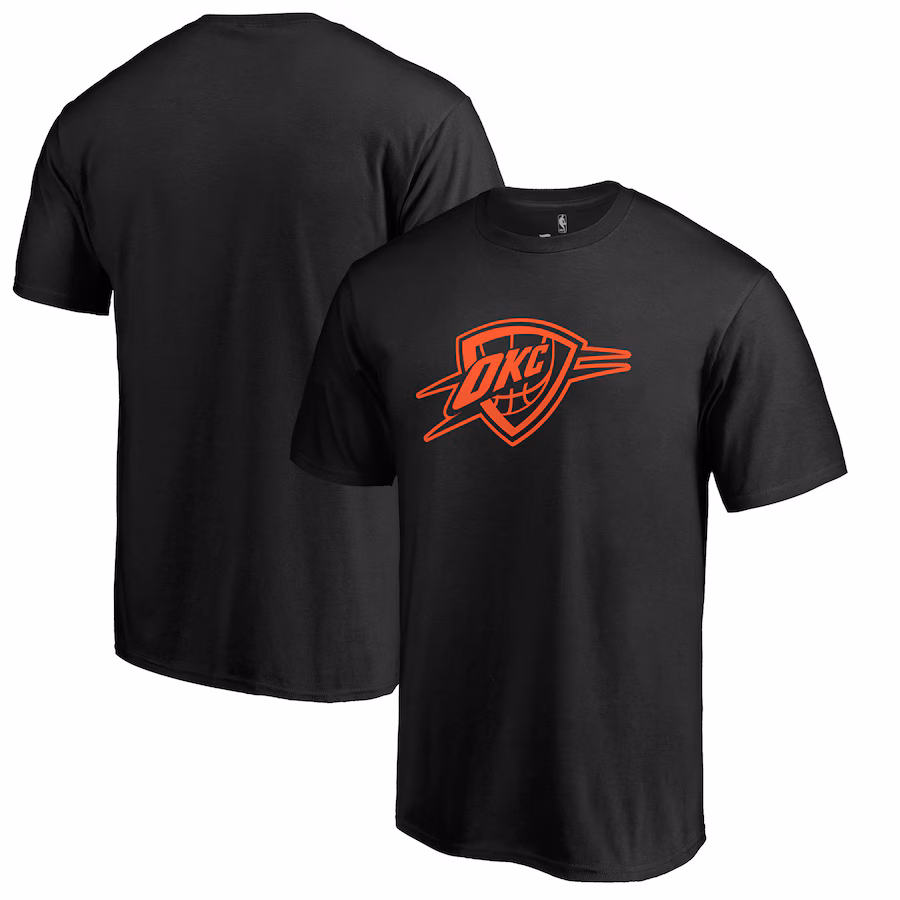 Men's Oklahoma City Thunder Black Taylor T-Shirt - Puhuasuan