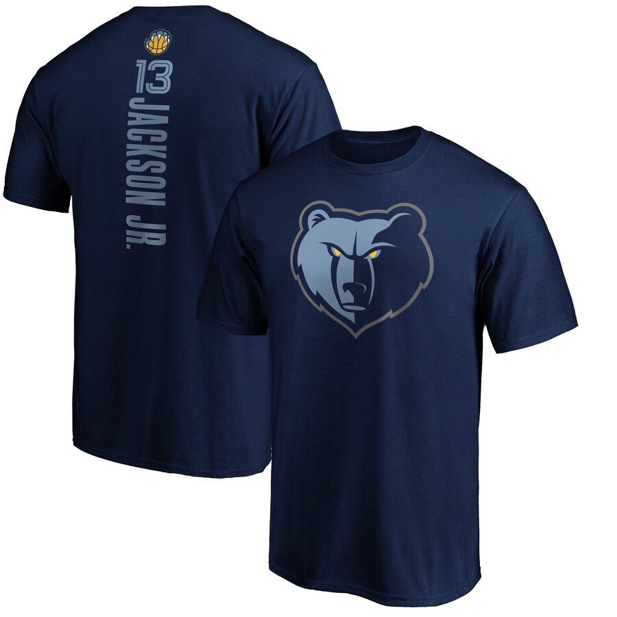 Men's Memphis Grizzlies Jaren Jackson Jr. Navy Playmaker Name & Number T-Shirt - Puhuasuan