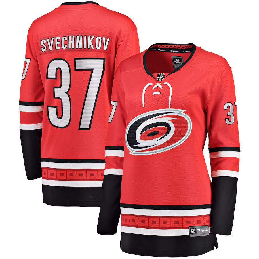 Women's Carolina Hurricanes Andrei Svechnikov Fanatics Red Alternate Breakaway Player Jersey - Puhuasuan