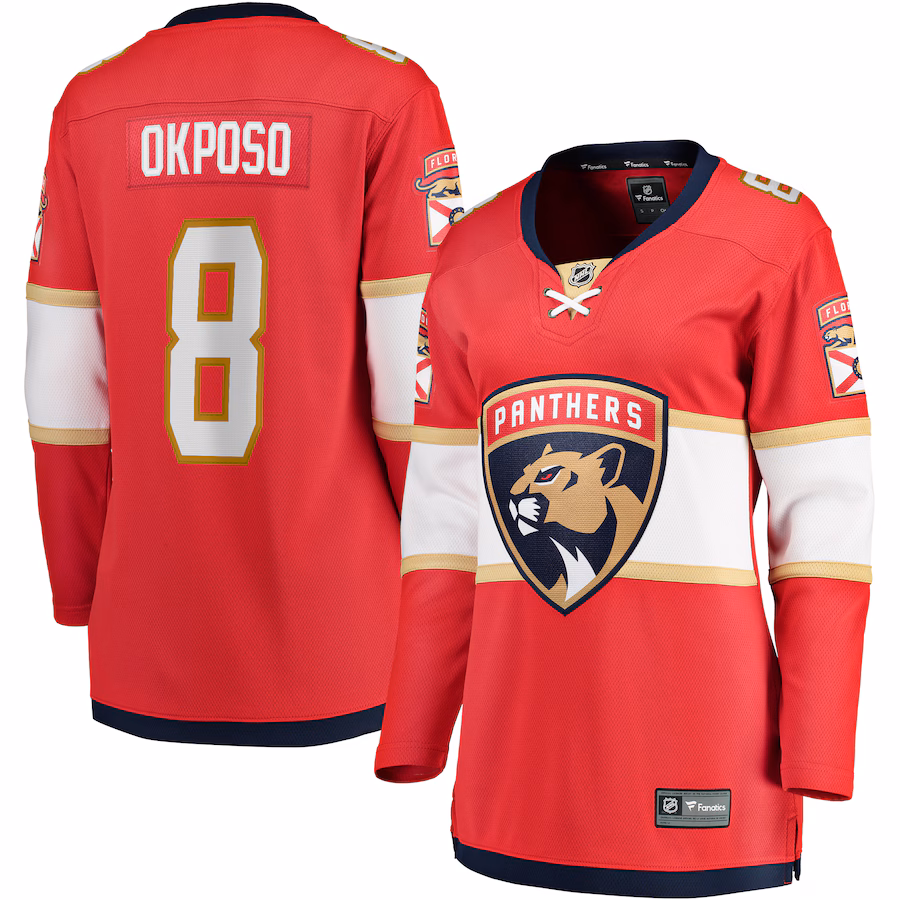 Women's Florida Panthers Kyle Okposo Fanatics Red Home Breakaway Player Jersey - Puhuasuan
