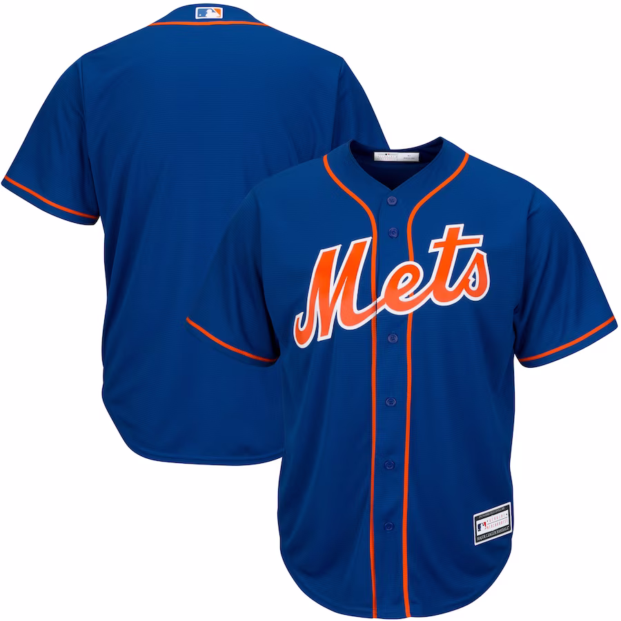 Men's New York Mets Royal Big & Tall Replica Team Jersey - Puhuasuan